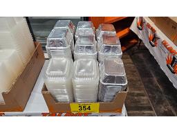 LOT COMPRENANT CONTENANTS EN ALUMINIUM ET COUVERCL