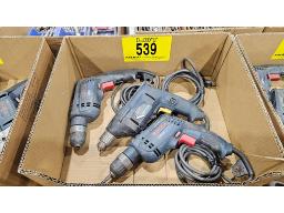 LOT COMPRENANT (3) PERCEUSES &Eacute;LECTRIQUES BOSCH