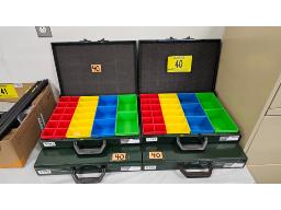 LOT DE (4) COFFRETS SORTIMO METABO POUR QUINCAILLE