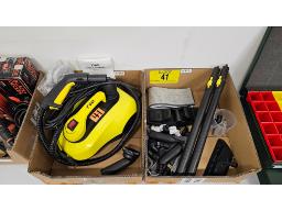 LOT COMPRENANT SYST&Egrave;ME &Agrave; VAPEUR TVD STEAM CLEANER 
