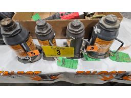 LOT COMPRENANT (4) CRICS BOUTEILLES DONT 2 X 20 T 