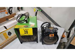 LOT COMPRENANT (2) FOURNAISES D'APPOINT, 120 V MAR