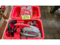 SCIE &Agrave; M&Eacute;TAL MILWAUKEE 8" AVEC LAMES DIABLO, S&Eacute;RIE