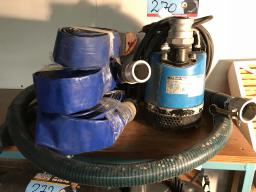 Pompe à eau TSURUMI modèle LB-480 2/3HP avec boyau