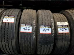 Lot de pneus tous usagés:
1 Pneu Aéolus 215/75R17.