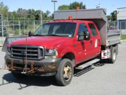 2003, FORD, F-450 XL, Odomètre: 85 054 km, Masse: 