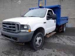 2003, FORD, F-450 XL, CAMION 6 ROUES BENNE, Masse: