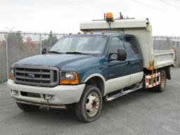2001, FORD, F-550 XL, CAMION 6 ROUES BENNE, Masse: