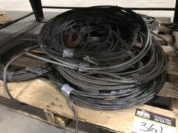Lot de câble d'acier longueurs et grosseurs variée