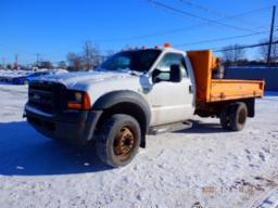 2006, FORD, F-550 XL, CAMION 6 ROUES BENNE, Masse: