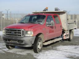 2003, FORD, F-450 XL, CAMION 6 ROUES BENNE BASCULA