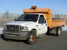 2003, FORD, F-550 XL, CAMION6 ROUES BENNE BASCULAN