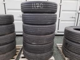 6 pneus 11R22.5