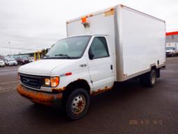 2003, FORD, E-450, CAMION 6 ROUES CUBE 14 PI, Mass