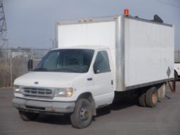 2000, FORD, E-350, CAMION CUBE 14 PIEDS MONTE-CHAR