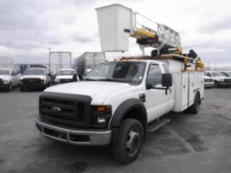 2008, FORD, F-450 XL, CAMION 6 ROUES NACELLE, PNBV