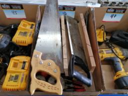 Lot d'outils à main variés