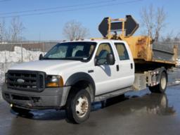 2006, FORD, F-550 XL, CAMION 6 ROUES BENNE BASCULA