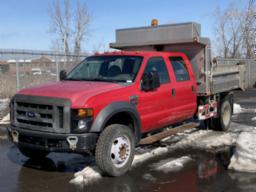 2009, FORD, F-450 XL, CAMION 6 ROUES BENNE BASCULA