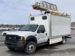 2006, FORD, F-550 XL, CAMION 6 ROUES NACELLE, PNBV