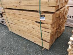 Bundle de bois de 4x4x6 de bois blanchi sec env. 1