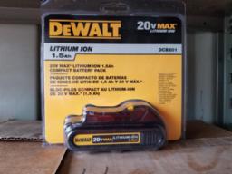 10 Batteries DEWALT DCB201 rechargeables 20 volts 