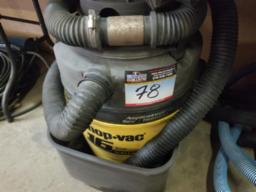 Shopvac 15 gallons sec/humide et 1 balayeuse