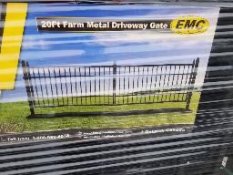 Porte d'allée en métal de 20 pieds EMC 2021 neuve 