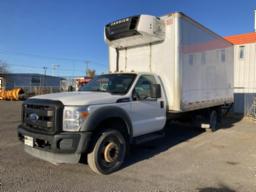 2011, FORD, F-550 XL, CAMION 6 ROUES CUBE PIEDS PN