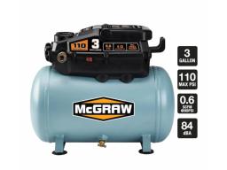 Compresseur à air McGRAW sans huile de 3 gallons 1