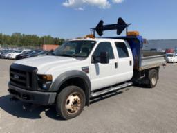 2008, FORD, F-550 XL, CAMION À 6 ROUES BENNE, PNBV