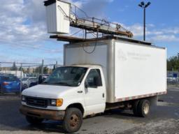 2004, FORD, E-350, CAMION CUBE À 6 ROUES 14 PIEDS,