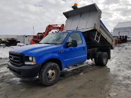 2003 FORD F350, camion dompeur
