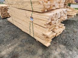 Lot de bois de 2x6 longueurs variées de 7' à 123'' env. 171 mcx