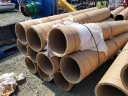 10 Tubes de carton pour béton 12''x 103'' environ