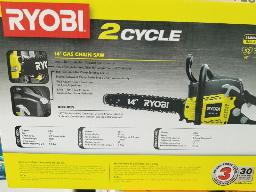 Scie à chaîne RYOBI 14'' à essence 2 cycles   neuf