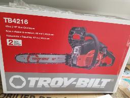 Scie à chaine TROY-BILT TB4216 16'' à essence 2 temps  neuf