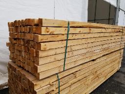 1 Paquet de bois blanchi 4x4x12 env. 104 mcx