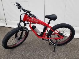 Vélo électrique 26'' WIDE E BIKE rouge, à monter