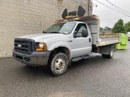 2007, FORD F-350, CAMION À 6 ROUES 4 X 4 BENNE BASCULANTE