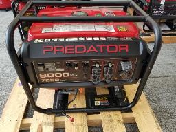PREDATOR-Génératrice 9000/7250, 110/220 volts, batterie non incluse poids: 230 lbs
