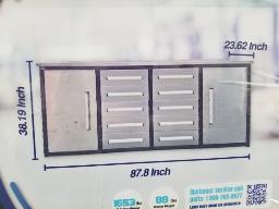 2023-Établi 10 tiroirs 2 portes cap 88kg/tiroir 88''x24''x36'' (stainless)