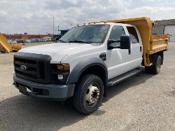 2008, FORD F-550, CAMION À 6 ROUES    BENNE
