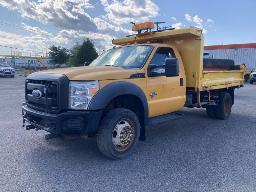 2011, FORD F-550, CAMION À 6 ROUES    AILE, BENNE