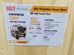2023-AGROTK-HPW4000-Machine de nettoyage à eau chaude