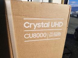SAMSUNG CRYSTAL UHD CU8000-Téléviseur 75'' neuf