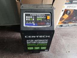 CEN-TECH-Chargeur à batterie 2/10A-40A-200A, 6 et 12 volts