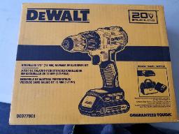 DEWALT DED778C1-Ensemble de marteau perforateur/visseuse sans balai 1/2'', 1 batterie neuf