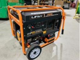 LIFAN 10500E-Génératrice neuve à essence, équipée ensemble de Roue set, poignées, démarrage électrique 110/220 volts
