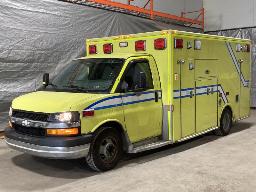 2015, CHEVROLET EXPRESS 3500, AMBULANCE    6 ROUES